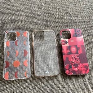 Bundle Lots  of 3 Apple iPhone 12, 12 Pro Protective Phone Case EUC